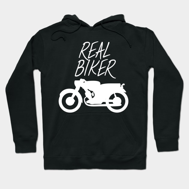 Motorbike Real biker Hoodie by maxcode